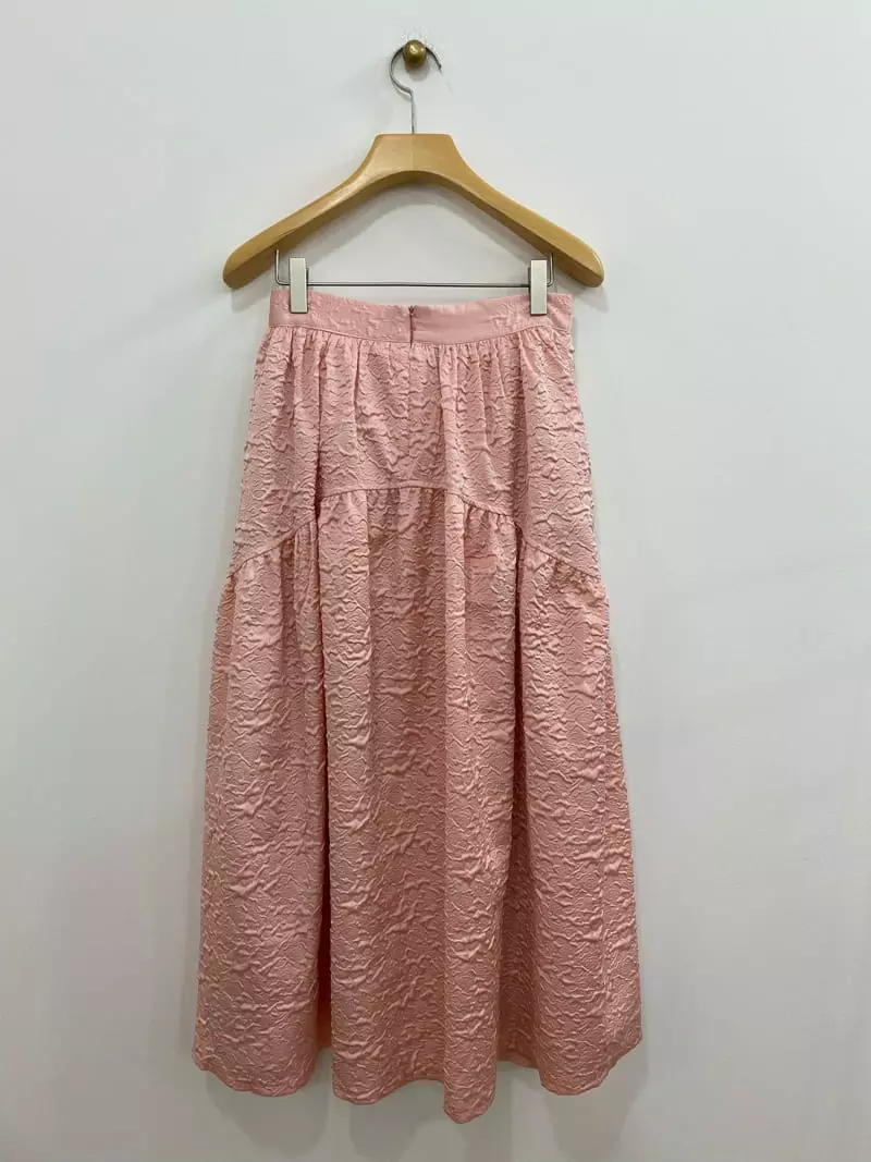 Bplan - Korean Women Fashion - #momslook - P Lime Skirt - 2