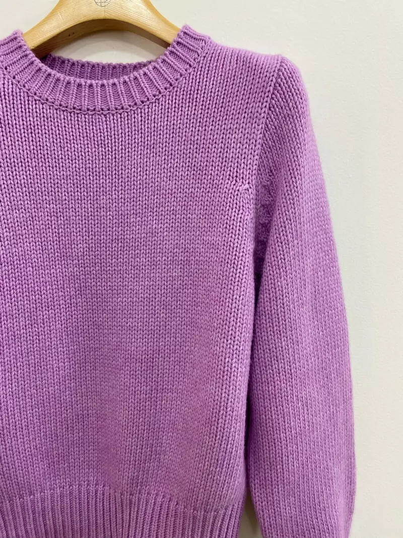 Bplan - Korean Women Fashion - #momslook - Pad Top Knit Tee - 3