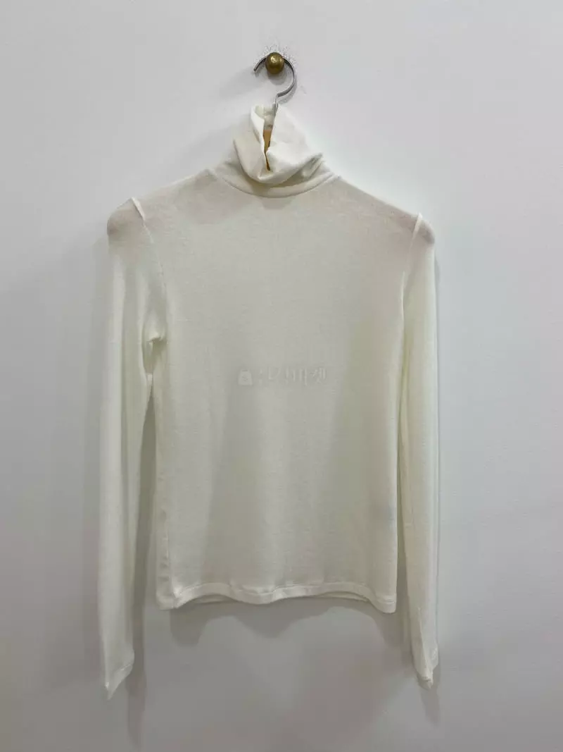 Bplan - Korean Women Fashion - #momslook - Tode High Neck Tee - 2