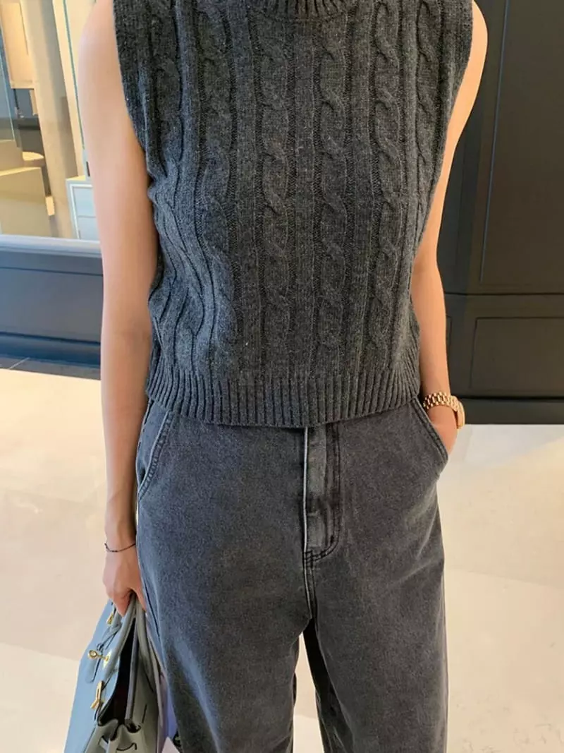 Bplan - Korean Women Fashion - #momslook - Black Jeans
