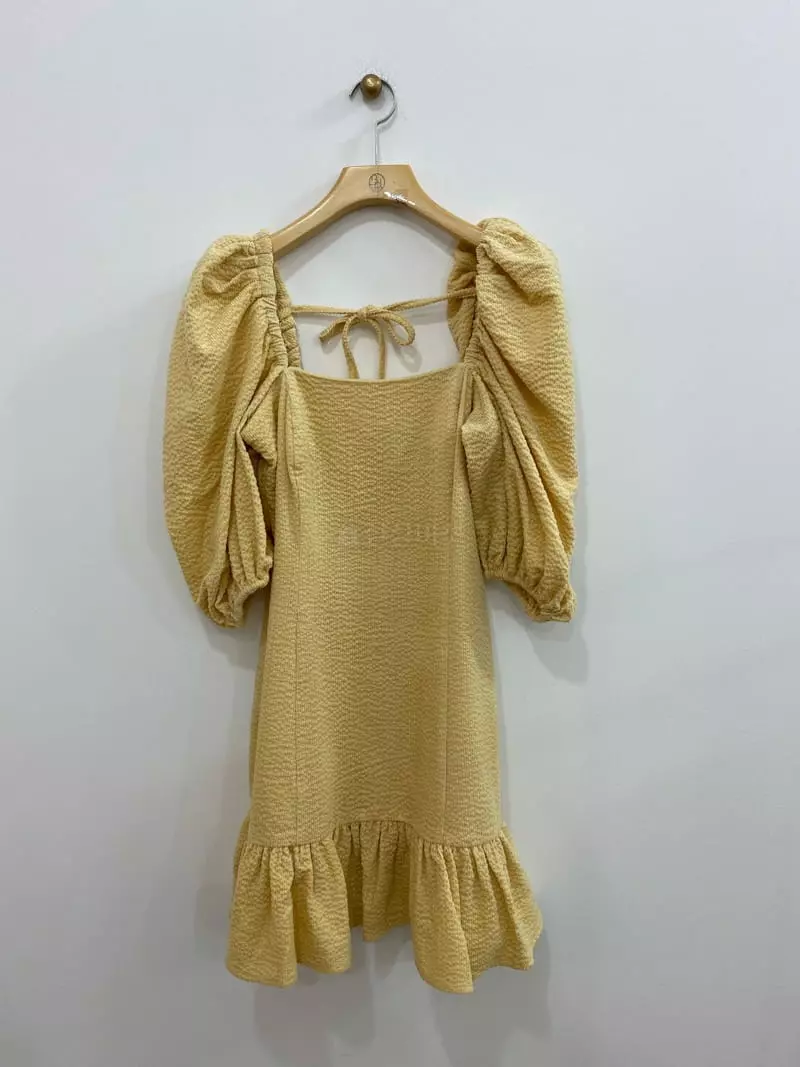 Bplan - Korean Women Fashion - #momslook - Bubble One-piece - 2
