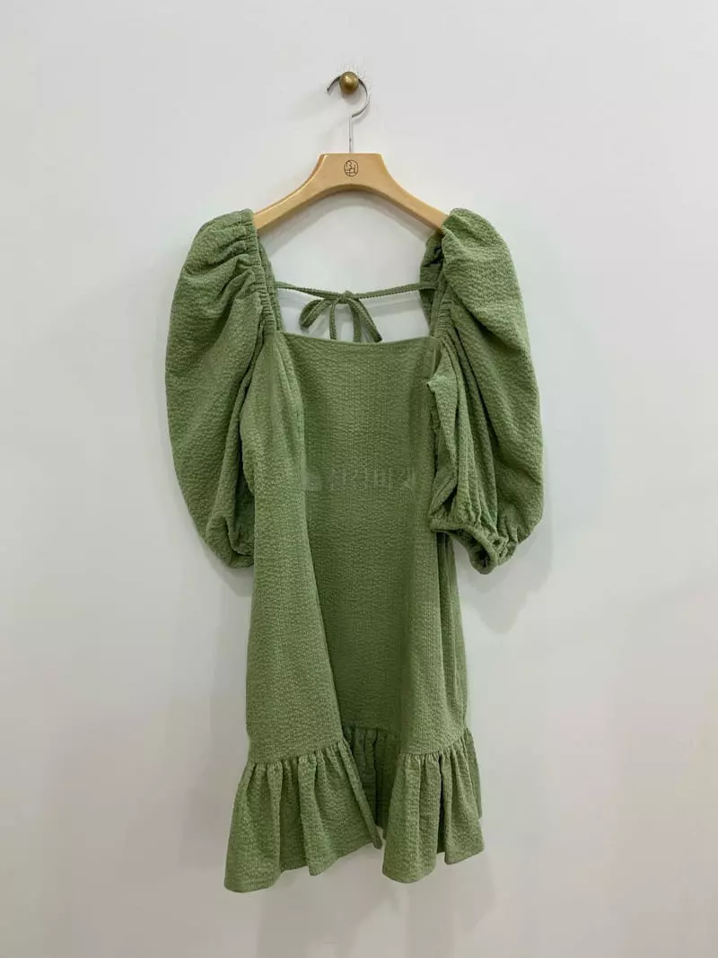Bplan - Korean Women Fashion - #momslook - Bubble One-piece - 6