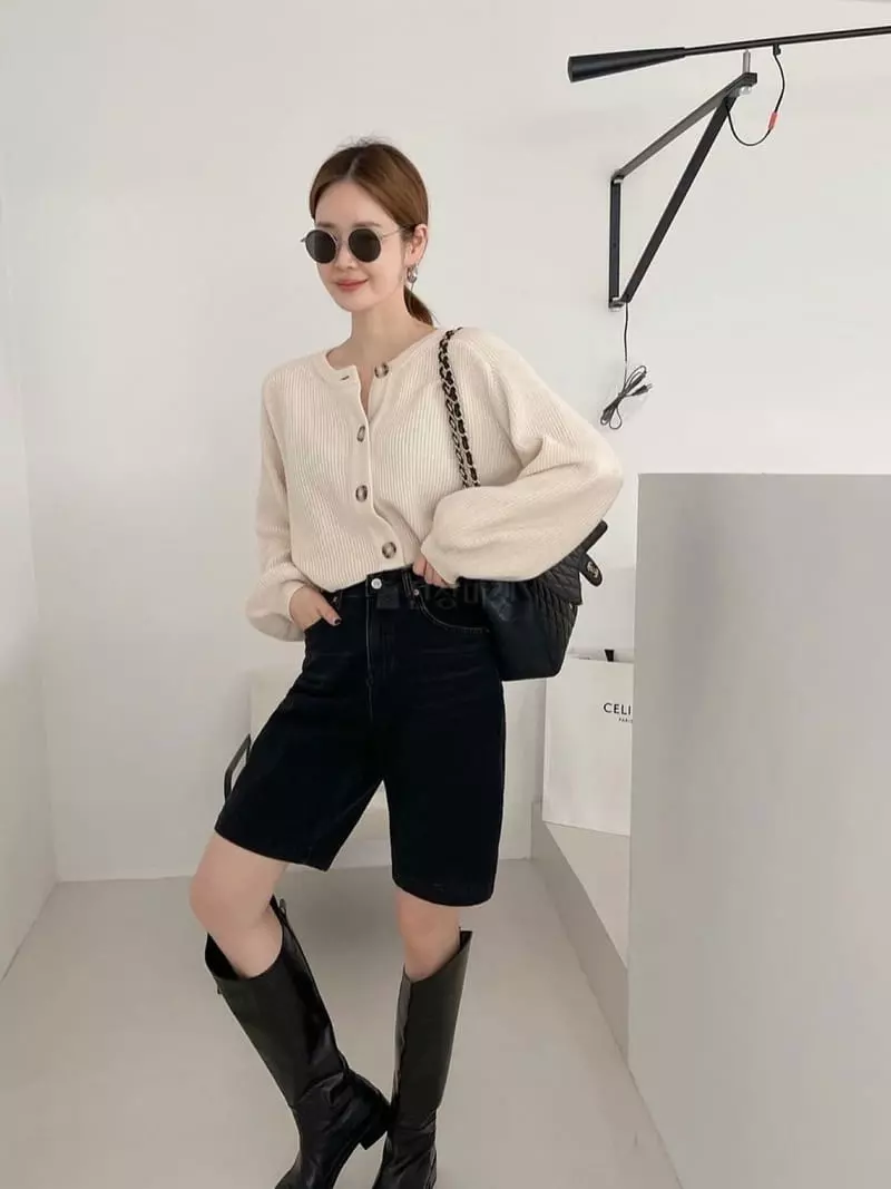 Bplan - Korean Women Fashion - #momslook - Dream Hazzi Cardigan - 7