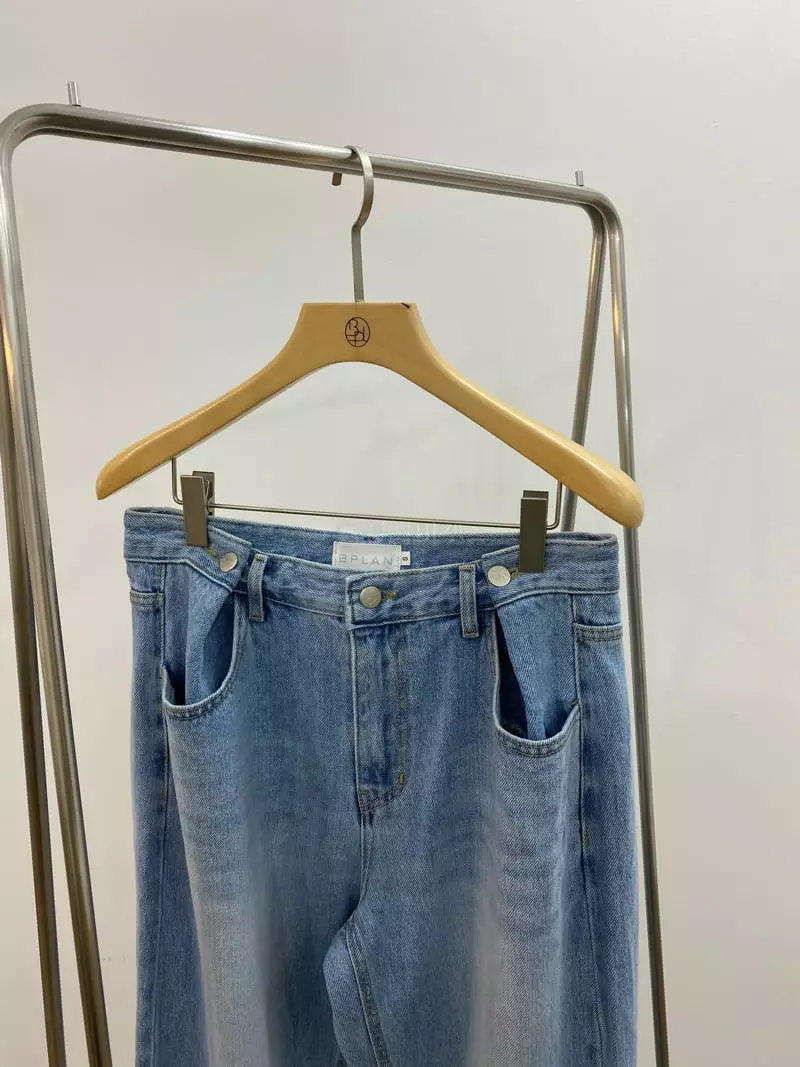 Bplan - Korean Women Fashion - #momslook - B408 Button Pants