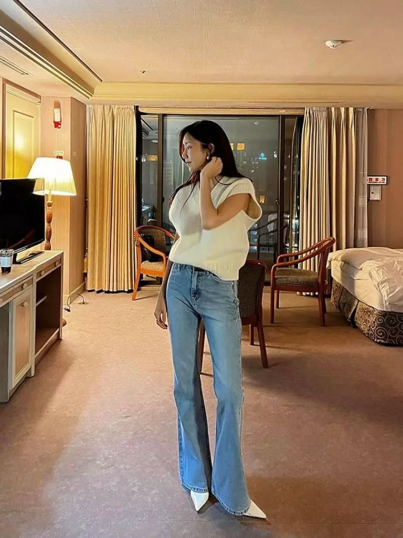 Bplan - Korean Women Fashion - #momslook - 407 Jeans