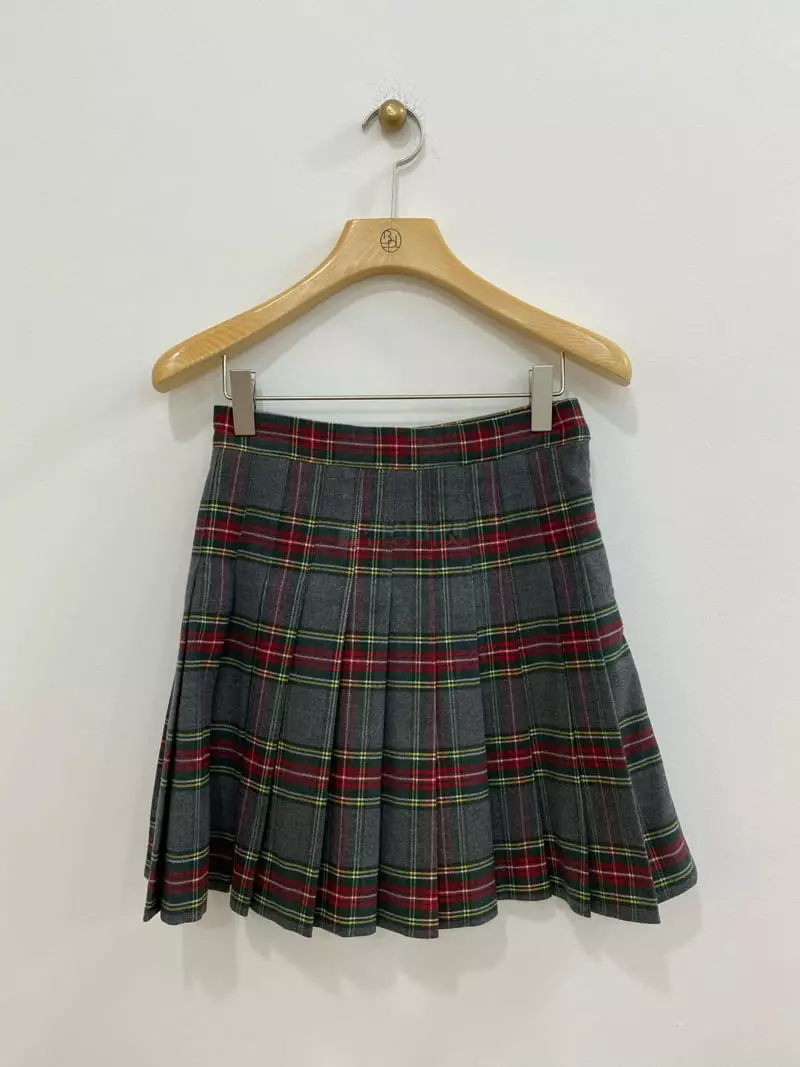 Bplan - Korean Women Fashion - #shopsmall - Chacha Check Skirt - 5