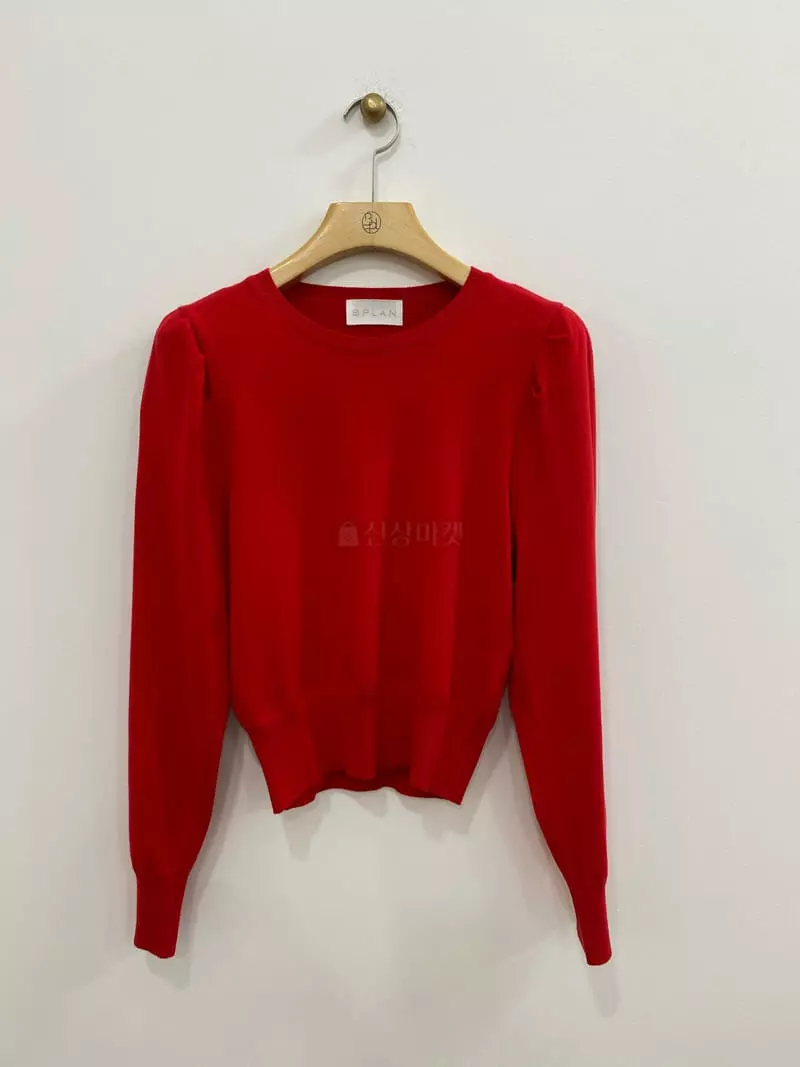 Bplan - Korean Women Fashion - #thatsdarling - Shirring Knit Tee