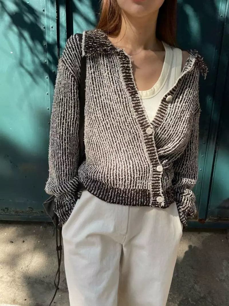 Breathe - Korean Women Fashion - #momslook - Wrap Cardigan - 3