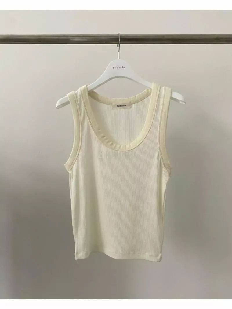 Breathe - Korean Women Fashion - #momslook - Peach Sleeveless - 10
