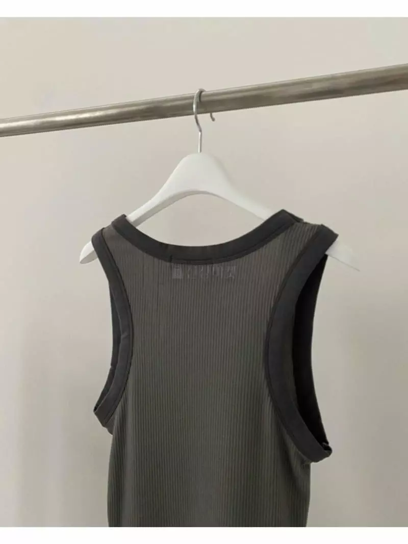 Breathe - Korean Women Fashion - #momslook - Peach Sleeveless - 11
