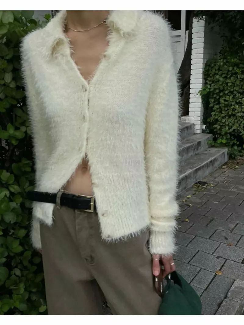 Breathe - Korean Women Fashion - #momslook - Fly Knit Cardigan - 11
