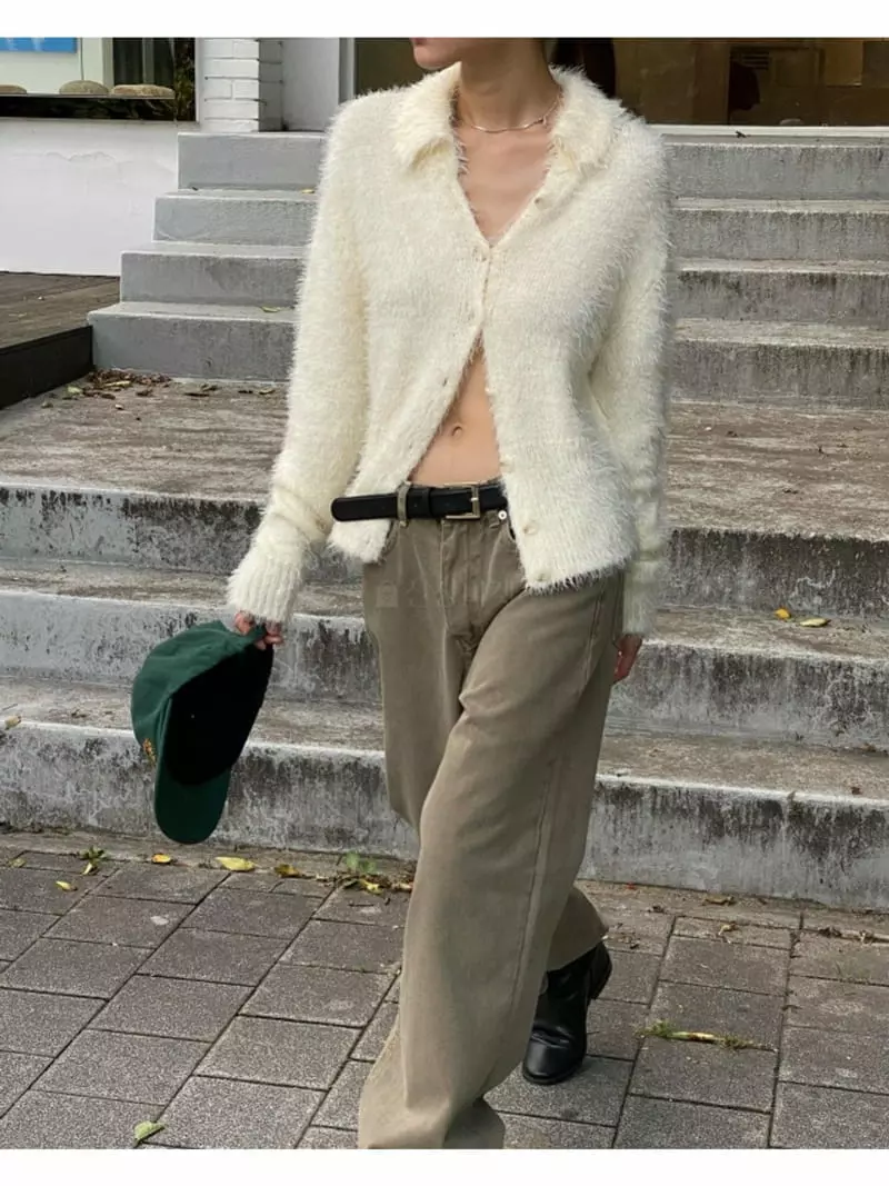 Breathe - Korean Women Fashion - #momslook - Fly Knit Cardigan - 9