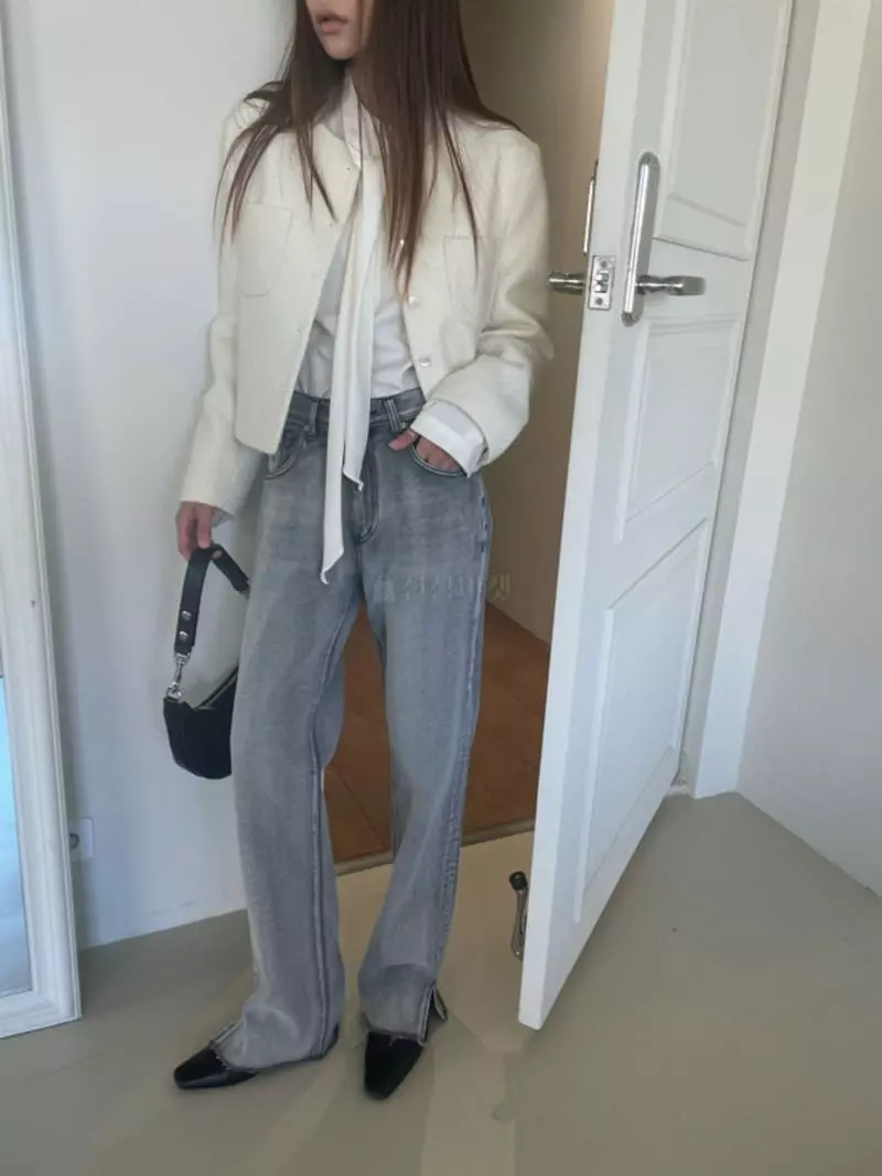 Breathe - Korean Women Fashion - #momslook - Fje Twid Jacket - 10