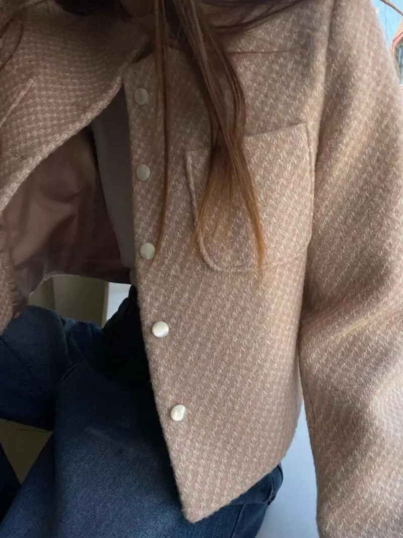 Breathe - Korean Women Fashion - #momslook - Fje Twid Jacket - 6