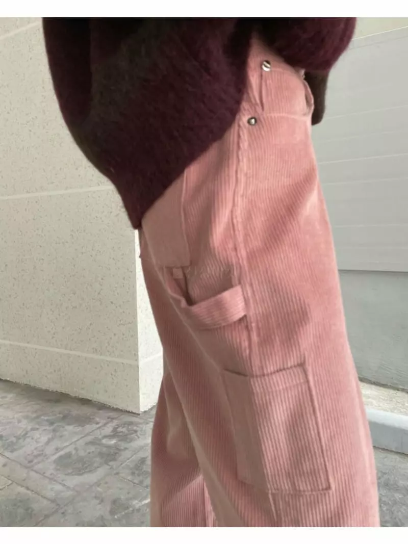 Breathe - Korean Women Fashion - #momslook - Corduroy Pants - 7