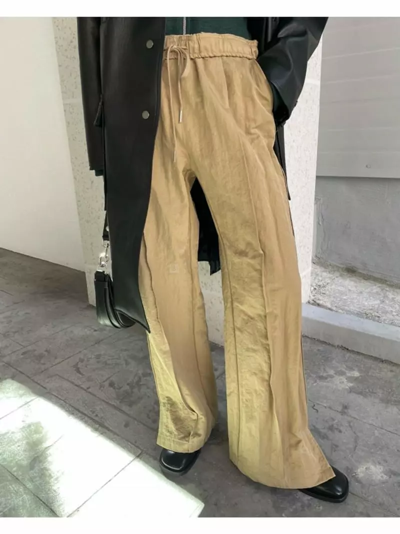 Breathe - Korean Women Fashion - #momslook - Oil Slit Pants