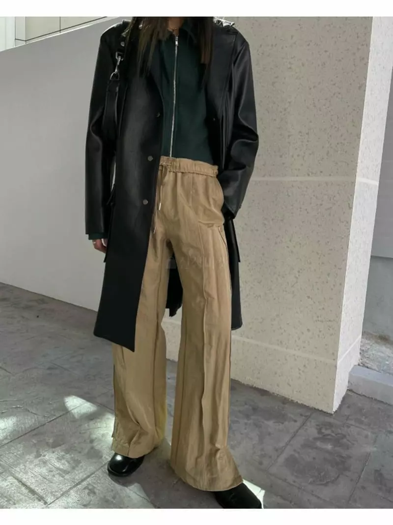 Breathe - Korean Women Fashion - #momslook - Oil Slit Pants - 3
