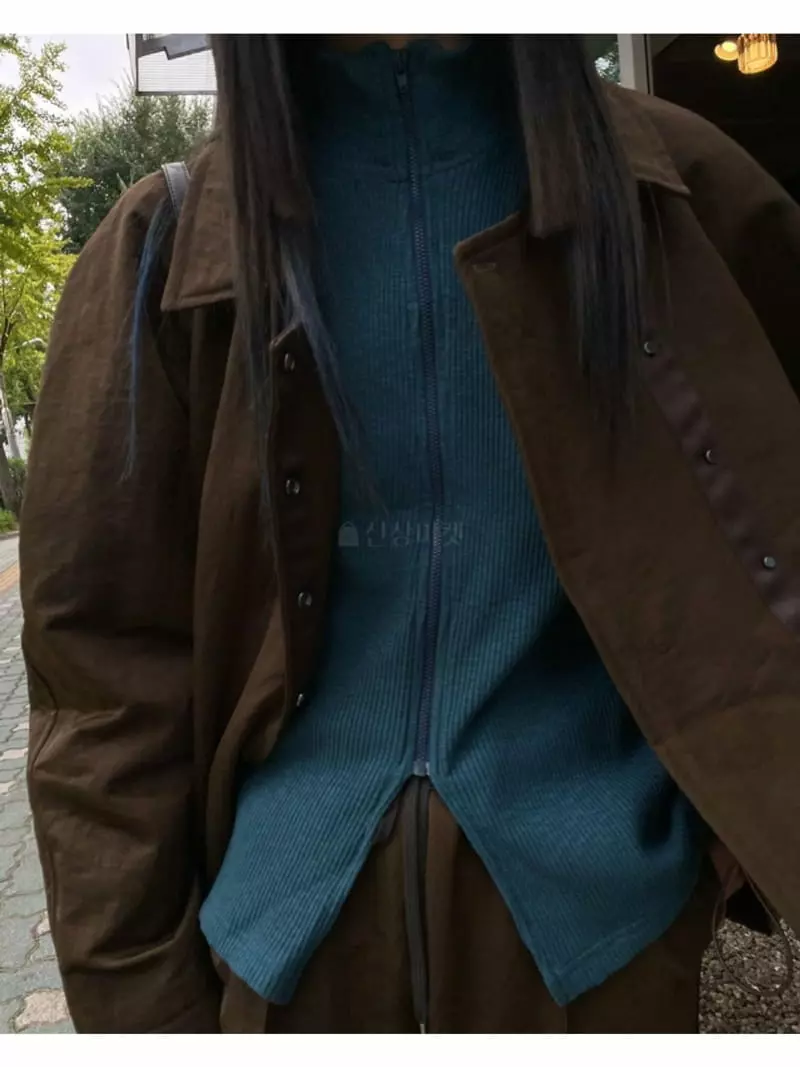 Breathe - Korean Women Fashion - #momslook - Maverick Zip-up - 12