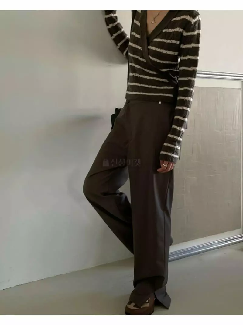 Breathe - Korean Women Fashion - #momslook - Wrap Pants - 11