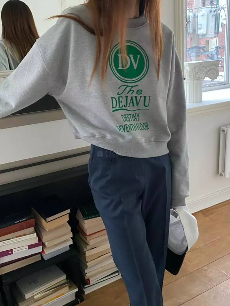 Breathe - Korean Women Fashion - #momslook - Dejavu Sweatshirt - 3