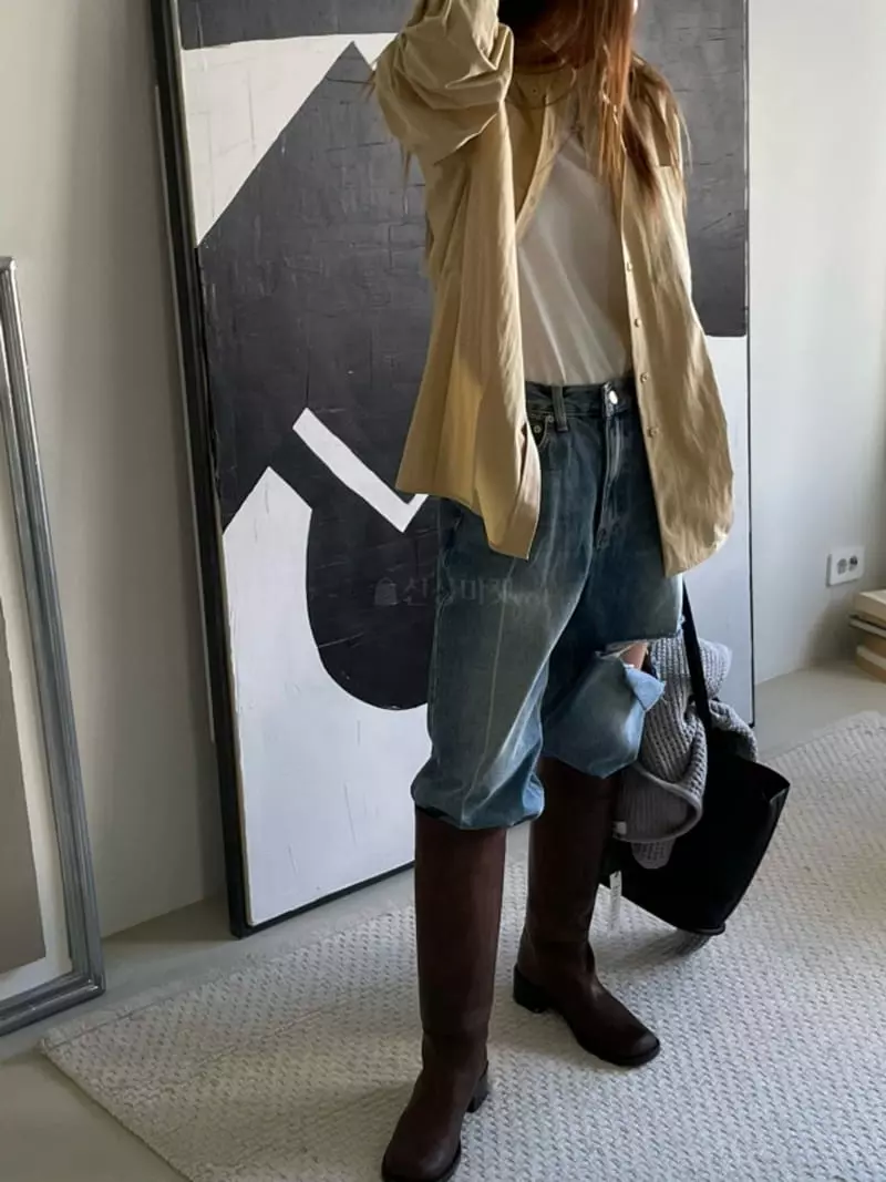 Breathe - Korean Women Fashion - #momslook - Nico Peach Shirt - 6