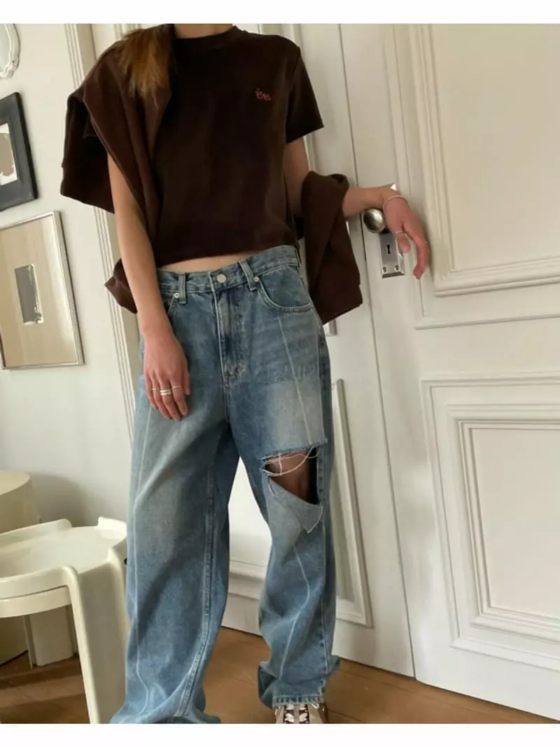 Breathe - Korean Women Fashion - #momslook - BB Veloue Tee