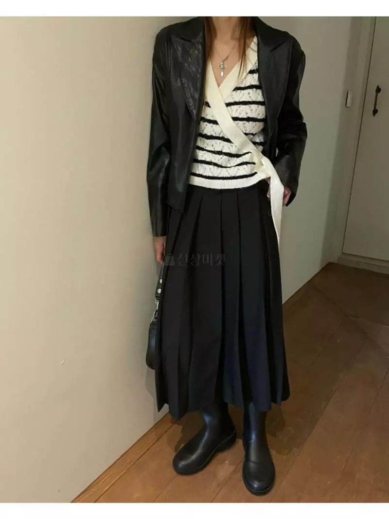 Breathe - Korean Women Fashion - #pursuepretty - Jet Wrap Cardigan - 9