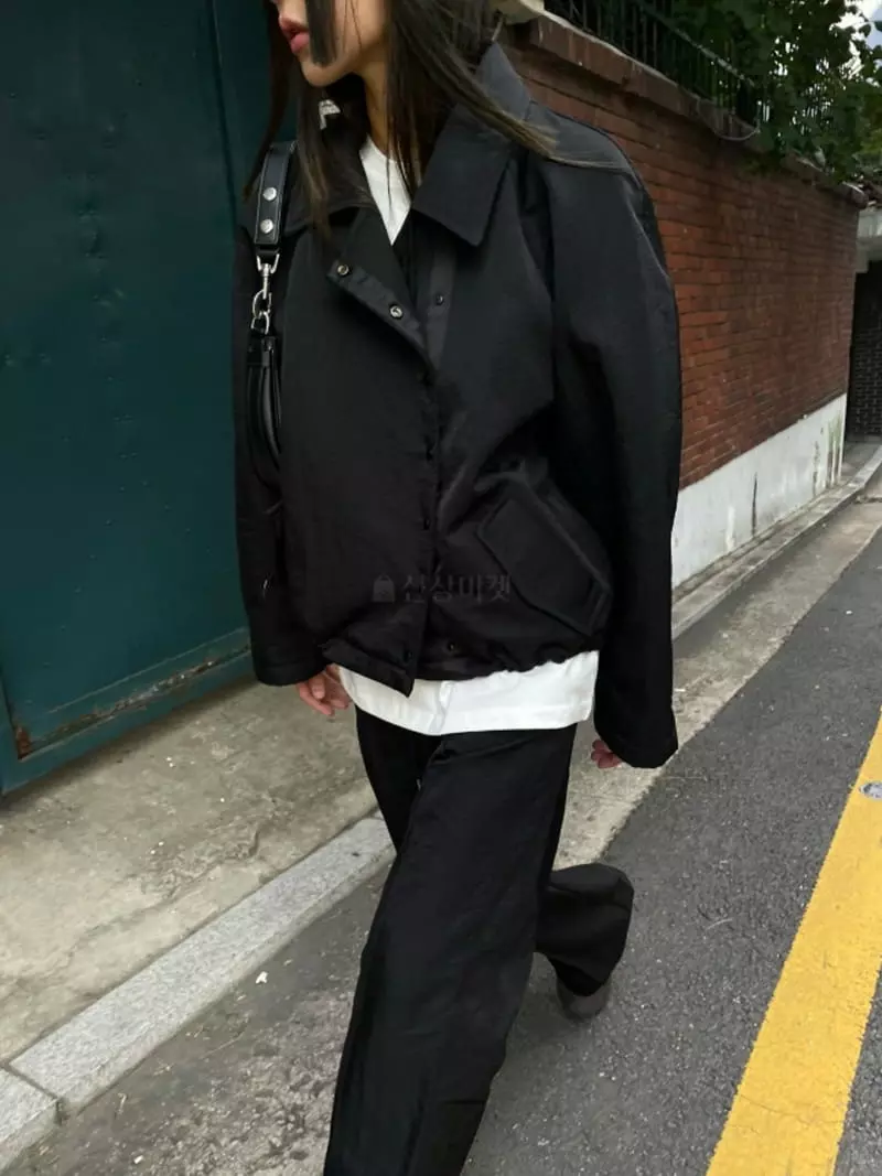 Breathe - Korean Women Fashion - #pursuepretty - Oil Bonding Jumper - 6