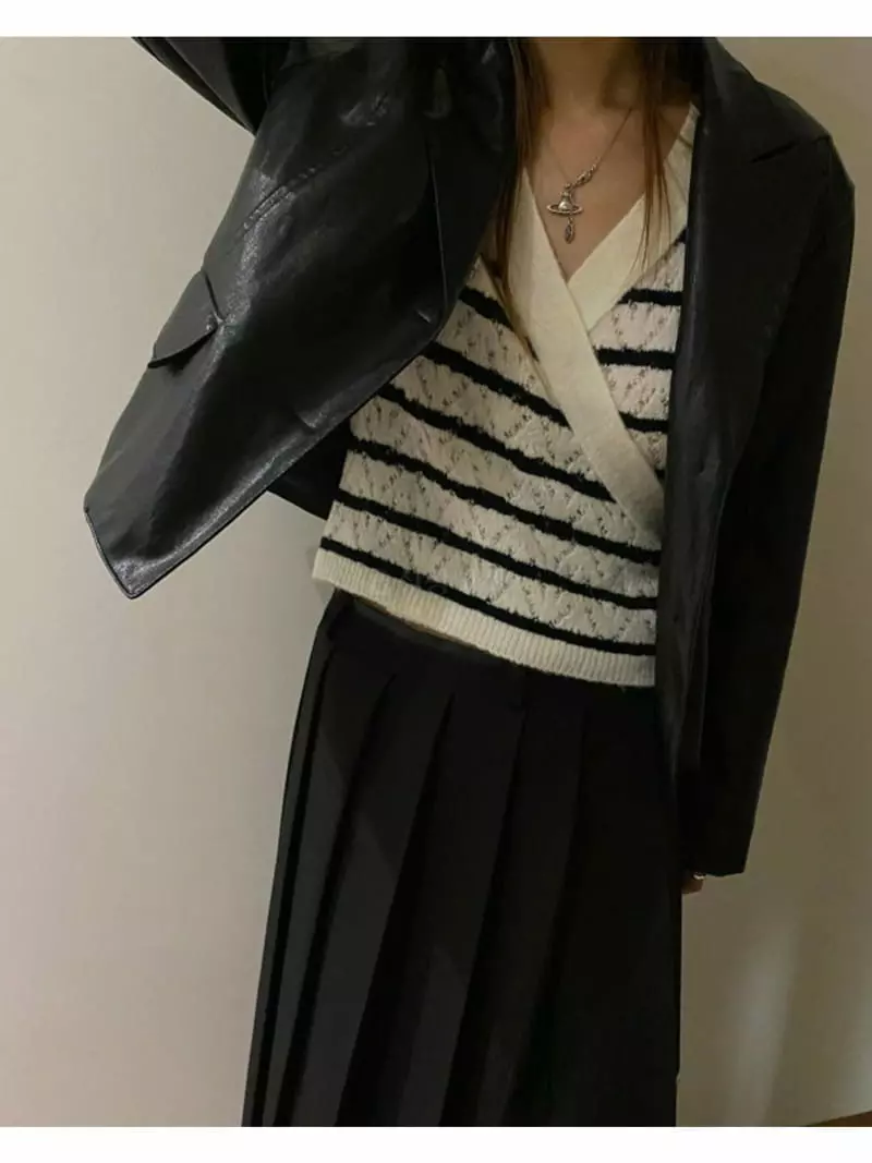 Breathe - Korean Women Fashion - #restrostyle - Jet Wrap Cardigan - 10