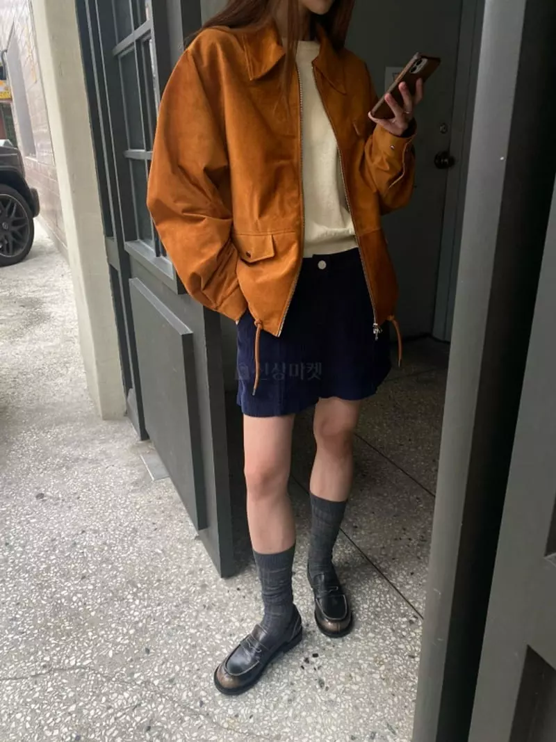 Breathe - Korean Women Fashion - #restrostyle - Max Real Jacket - 2