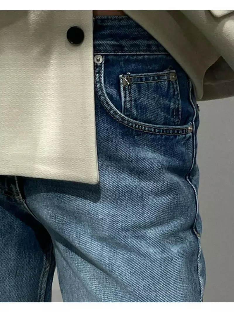 Breathe - Korean Women Fashion - #romanticstyle - Straight Jeans - 10