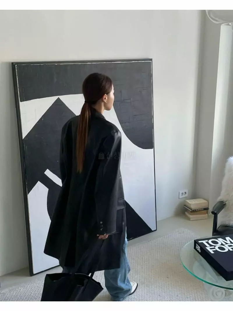 Breathe - Korean Women Fashion - #romanticstyle - Eco Leather Jacket - 7
