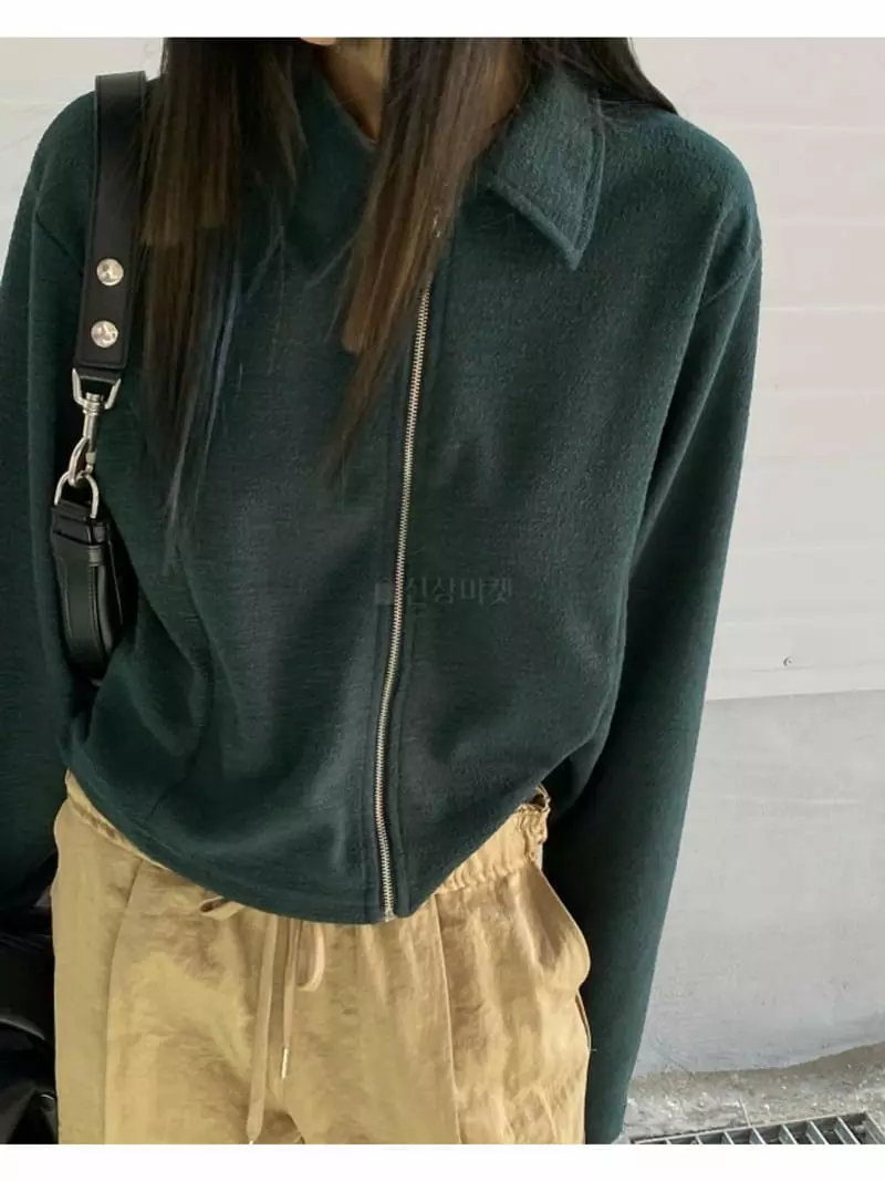 Breathe - Korean Women Fashion - #romanticstyle - Sleeve Zip-up - 6