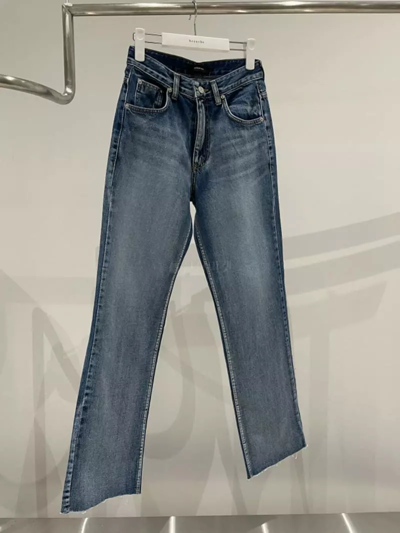 Breathe - Korean Women Fashion - #shopsmall - Straight Jeans - 11