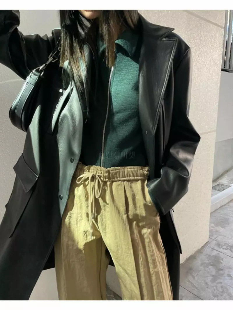 Breathe - Korean Women Fashion - #shopsmall - Sleeve Zip-up - 7