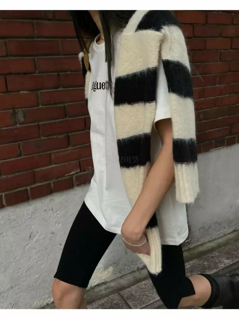 Breathe - Korean Women Fashion - #thatsdarling - Baguette Tee - 7