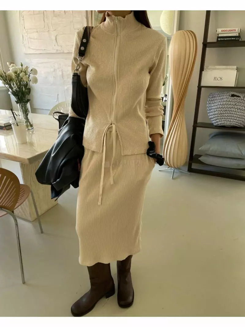 Breathe - Korean Women Fashion - #shopsmall - Maverick Zip-up - 4