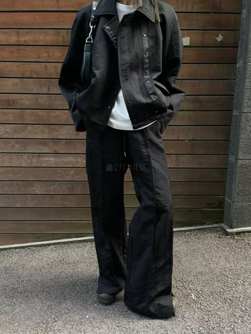 Breathe - Korean Women Fashion - #vintagekidsstyle - Oil Slit Pants - 6