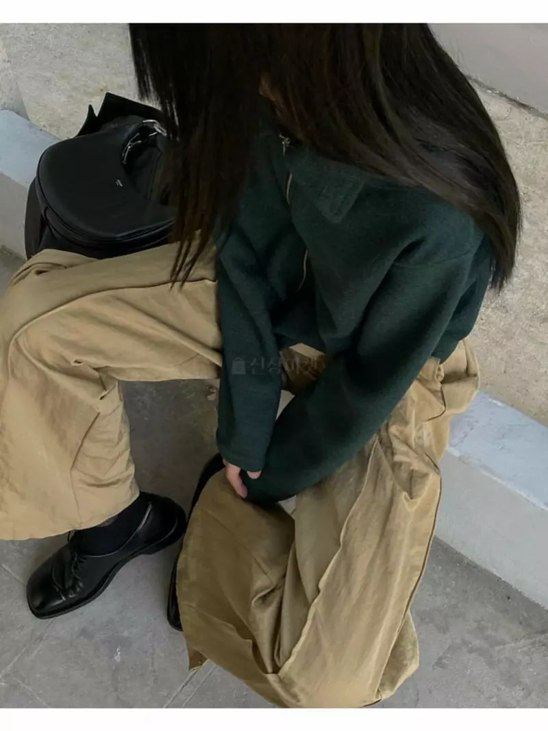 Breathe - Korean Women Fashion - #vintagekidsstyle - Sleeve Zip-up - 3