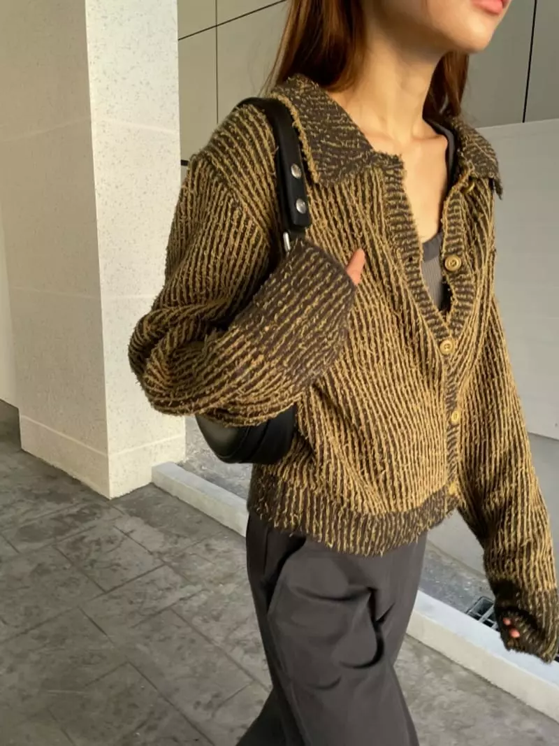 Breathe - Korean Women Fashion - #womensfashion - Wrap Cardigan - 12