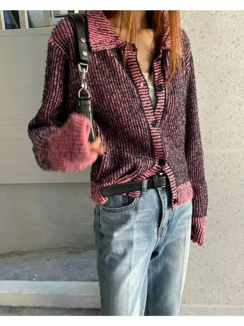 Breathe - Korean Women Fashion - #womensfashion - Wrap Cardigan - 8