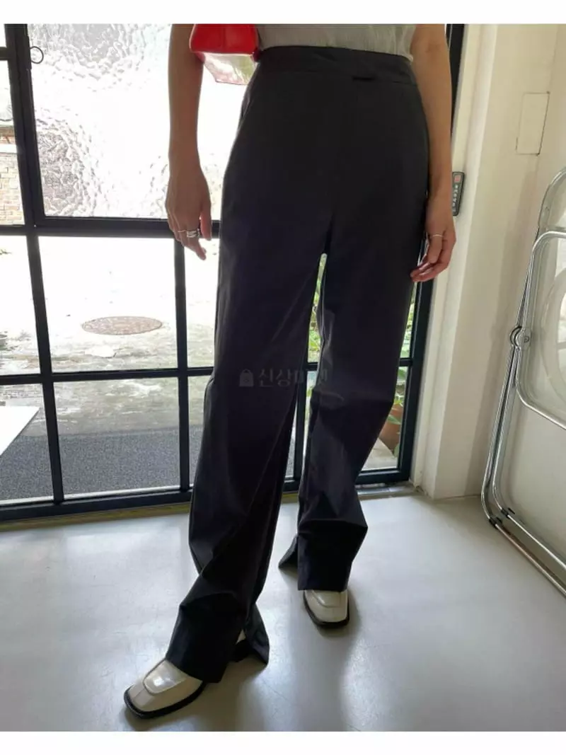 Breathe - Korean Women Fashion - #momslook - Peach Slit Pants - 4