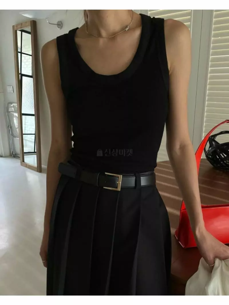 Breathe - Korean Women Fashion - #womensfashion - Peach Sleeveless