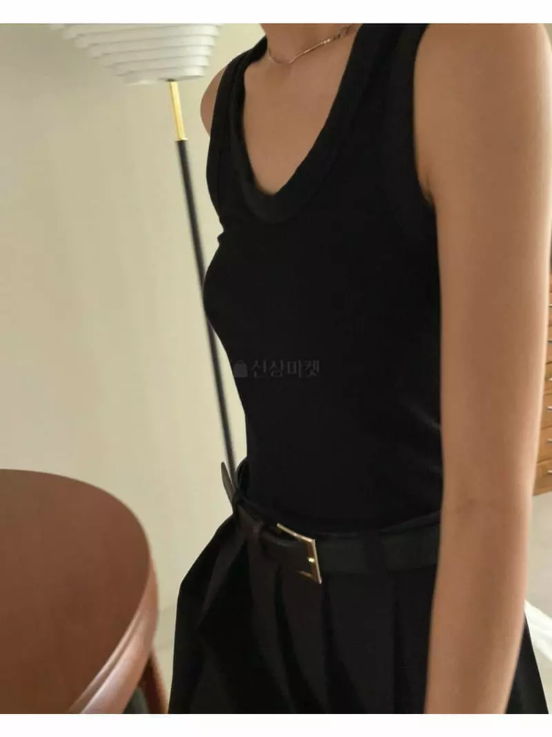 Breathe - Korean Women Fashion - #womensfashion - Peach Sleeveless - 3