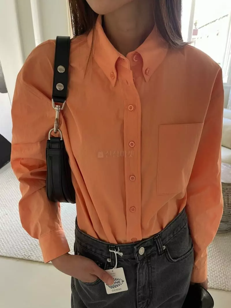 Breathe - Korean Women Fashion - #womensfashion - Nico Peach Shirt - 3