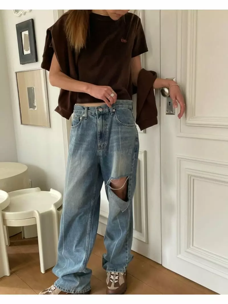 Breathe - Korean Women Fashion - #womensfashion - BB Veloue Tee - 6