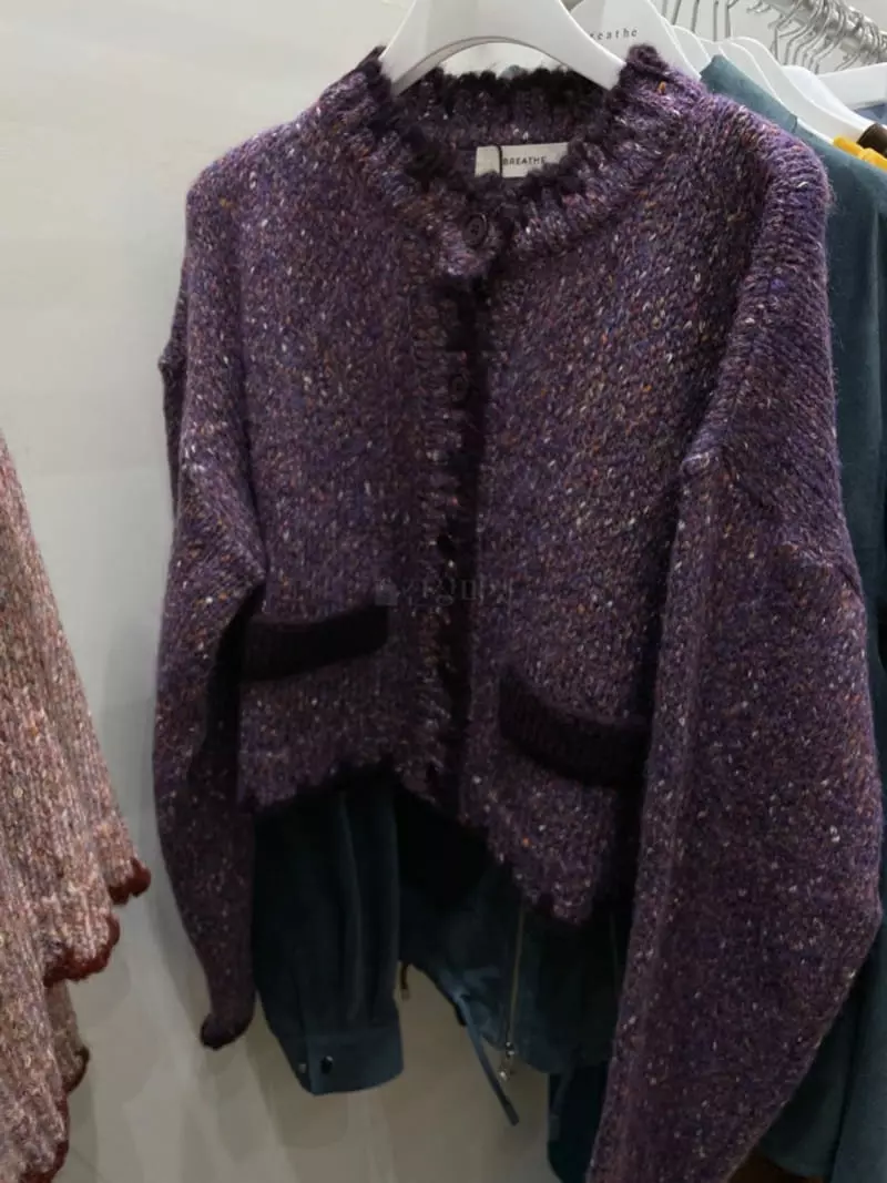 Breathe - Korean Women Fashion - #womensfashion - Collect Crop Cardigan