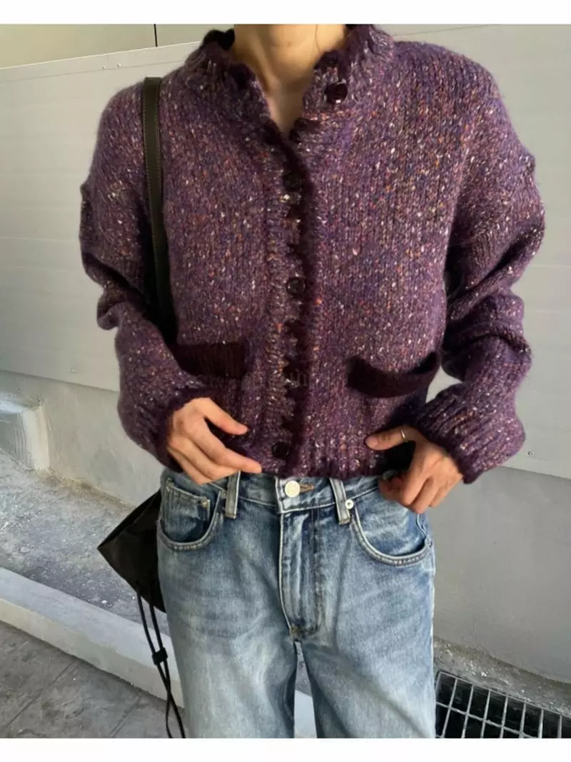 Breathe - Korean Women Fashion - #womensfashion - Collect Crop Cardigan - 5