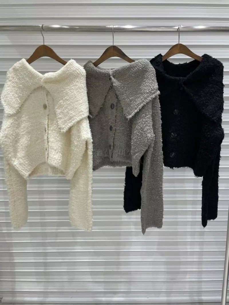 Bricklane - Korean Women Fashion - #momslook - Turtleneck Cardigan - 12