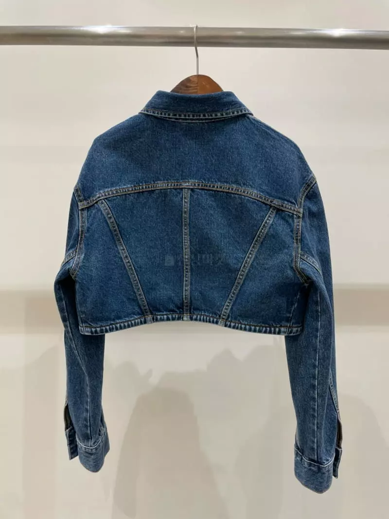 Bricklane - Korean Women Fashion - #momslook - Crop Denim Jacket - 9